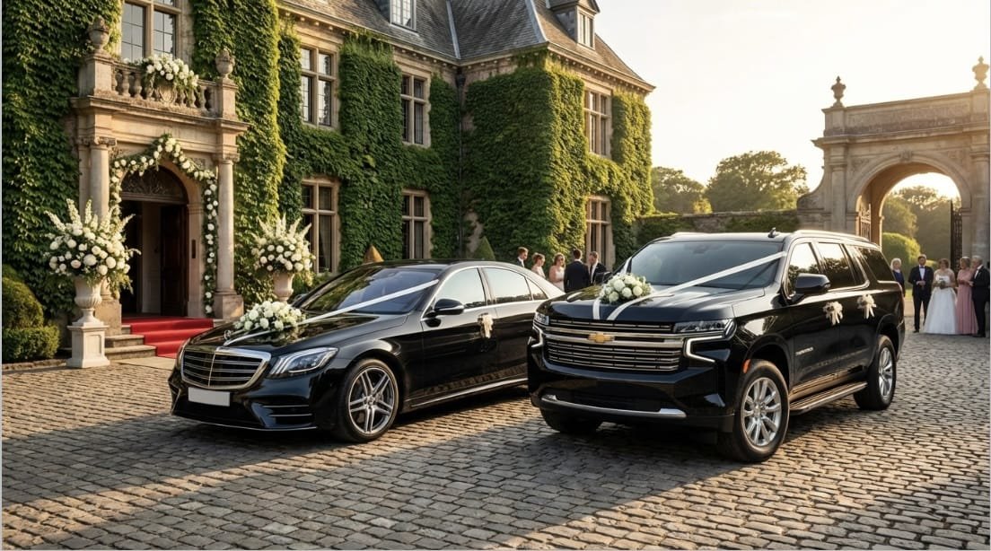 Elegant Wedding transportation service for RBC Limo Special Event